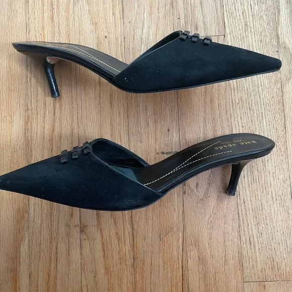 Retro/Vintage Kate Spade kitten heel mule 8.5 - Picture 7 of 9